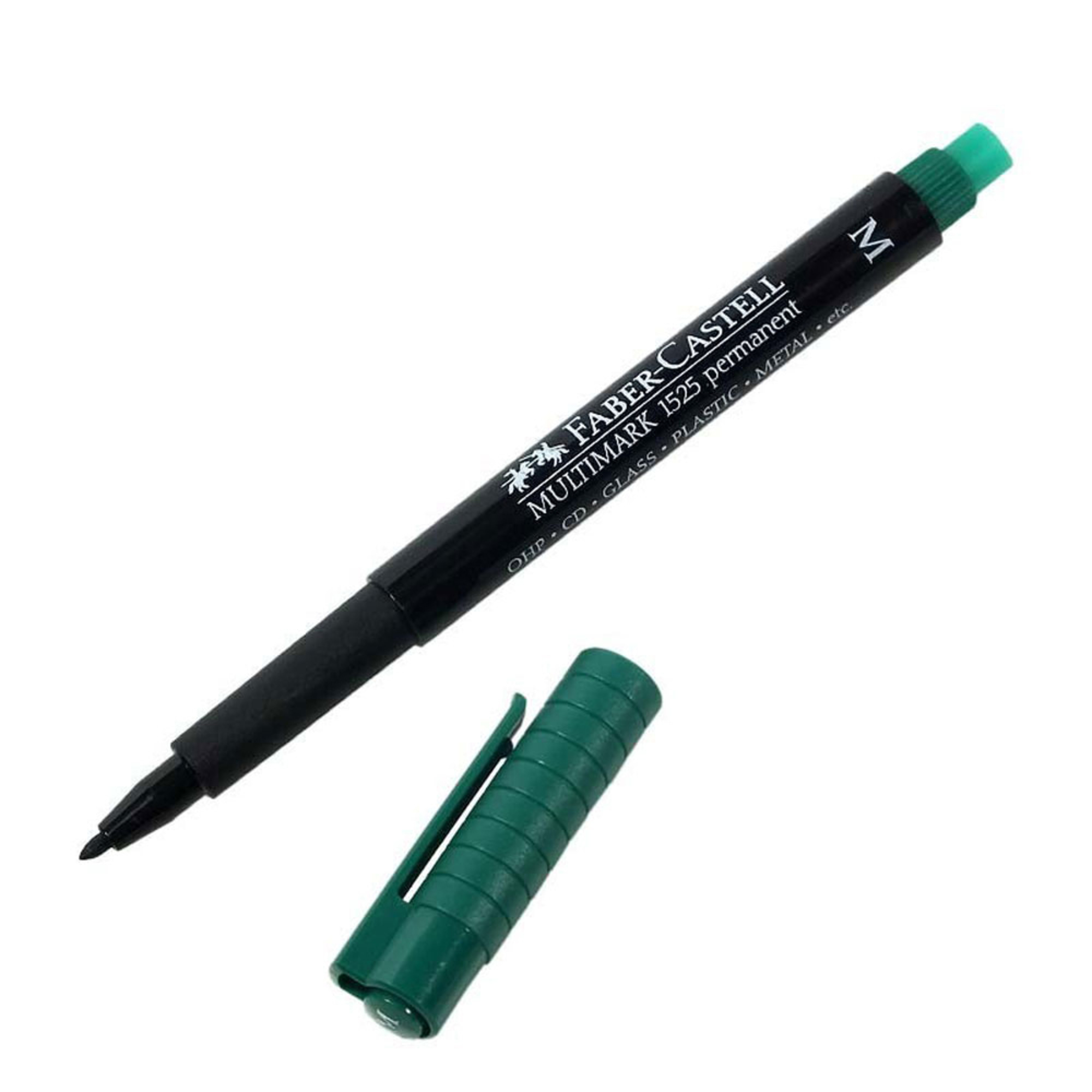 Faber Castell Marcador Permanente Ohpf Ponta M Dia Verde