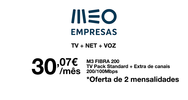 Pacotes TV MEO Empresas