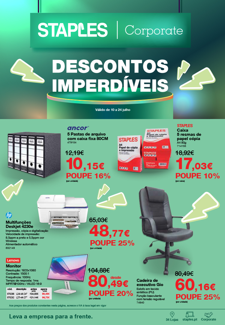 DESCONTOS IMPERDÍVEIS
