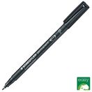 STAEDTLER Lumocolor, Marcador Permanente, Ponta Universal 0,6 mm, Tecnologia de tinta líquida, Preto