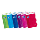 Oxford Caderno Espiral European, A4,80 Folhas, 90g, Quadriculado, Sortido