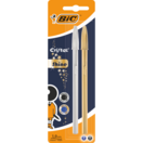 BIC Esferográfica Cristal® Celebrate, Ponta Média de 1 mm, Corpo de Várias Cores, Tinta de Várias Cores: Preto e Azul