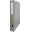 Pasta de Arquivo Lombada Estreita, A4, Cartão, Cinzento liso