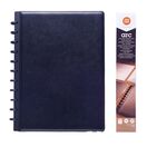 M by Staples ARC Caderno Inteligente, A4, 60 Folhas, Pautado, 100 g/m², Capa em Tecido Sintético, Preto