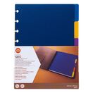 M by Staples Separador ARC Caderno Inteligente, A5, Polipropileno, 5 Secções, A5, Cores Sortidas, Pack 5 Unidades