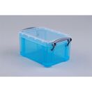Really Useful Box Caixa de Arrumação Empilhável, 0,7 L, 155 x 100 x 80 mm, Azul Claro
