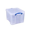 Really Useful Box Caixa de Arrumação Empilhável,  35 L, 480 x 390 x 310 mm, Transparente