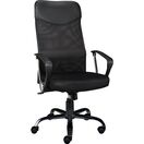 Staples Cadeira de Escritório Executiva de Escritório Alive, Rede e Tecido, Altura de 43,5 - 53 cm, Preto