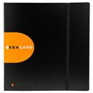 EXACOMPTA Porta-Cartões de Visita Exacard Exactive® com Indice para 320 Cartões, 160 Bolsos, 265 x 250 mm, Polipropileno, Preto