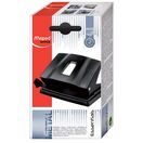 Maped Furador Essentials E4024, Capacidade de Furação de 25 Folhas, 2 Furos, Preto