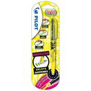 PILOT Caneta Apagável Redondo, Ponta Biselada, Amarelo Florescente