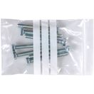 Staples Bolsas em Polietileno com Fecho de Pressão Reutilizáveis, Transparentes, com Rótulo para Escrita, 100 x 150 mm, embalagem de 100