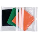 Staples Bolsas em Polietileno com Fecho de Pressão Reutilizáveis, Transparentes, com Rótulo para Escrita, 230 x 320 mm, embalagem de 100