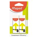 Maped Borracha Retangular Technic 600, Branco, Pack 2 Unidades