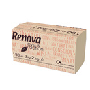 Renova Toalhas de Mão Zig-Zag Love & Action, Dobrado Zig-Zag, 180 Folhas, 220 mm, Reciclado, Cru Natural, Caixa 15 Packs