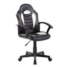 MT Cadeira Gaming Junior 9353S, Tecido Sintético (PU), Preto e Branco
