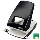 LEITZ Furador Profissional 5138, Até 40 Folhas/4 mm, 2 furos, Preto