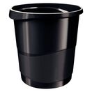 ESSELTE Cesto Papéis Europost Vivida, 14 L, Plástico, Preto