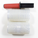 MAB Rolo de Filme para Embalagens, 125 mm x 100 m, Transparente e Punho