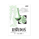FIRMO Bloco de Desenho Estudos, A3, 120 g/m², 24 Folhas