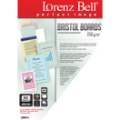 LORENZ BELL Cartolina A4, 210 x 297 mm, 250 g/m², Branco, Pack 50 Folhas