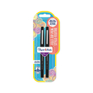 PAPER MATE Caneta com Porta de Feltro Flair®, Ponta Média de 1 mm, Corpo Preto, Tinta Preta, Pack 2 Unidades