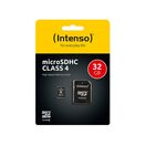 (Intenso) Cartão de Memória microSD Class 4, 32 GB, 20 MB/s, com Adaptador