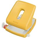 LEITZ Furador Cosy, Capacidade de Furação de 30 Folhas, 2 Furos, Amarelo Quente