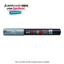 POSCA Marcador PC-1MC, Ponta Redonda Extrafina 0,7 – 1 mm, Prateado