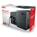 Trust Unidade de Alimentação Ininterrupta UPS Paxxon, 800 Va, 2 Tomadas, Preto