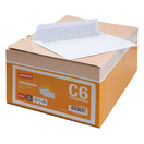 Staples Envelope Comercial, International C6, 114 x 162 mm, Autocolante, Branco, Caixa 500 Unidades