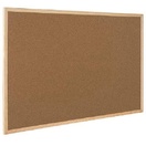 Staples Quadro de Avisos com Moldura, Cortiça Prensada, Moldura de Madeira, 600 x 450 mm