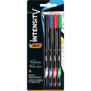 BIC Marcador Fine Liner Intensity™, Ponta Fina de 0,8 mm, Sortido, 4 Unidades