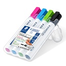 STAEDTLER Marcador Quadro Branco Lumocolor®, Ponta Redonda de 2 mm, Cores Sortidas, 4 Unidades