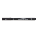 uni-ball Marcador Fine Liner Pin, Pigmentado, Ponta de 0,3 mm, Preto