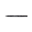 uni-ball Marcador Fine Liner Pin, Pigmentado, Ponta de 0,4 mm, Preto