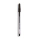 MAB Esferográfica Stick, Ponta de 0,7 mm, Corpo Transparente, com Clipe, Tinta Preta