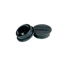 NOBO Íman Redondo para Superfície Magnética, 13 mm, Preto, Pack de 10