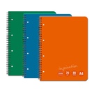 Staples Caderno Espiral Inspiration, A4, 80 Folhas, Pautado, Cor Sortida