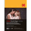 KODAK Papel Fotográfico Fine Art Etching, 10 x 15 cm, 210 g/m², Branco, Pack 50 Folhas