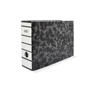 FIRMO Pasta de Arquivo Lombada Larga, Largura da Lombada 80 mm, Cartão, Mármore