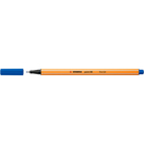 STABILO Caneta Fineliner Point 88, Ponta Fina de 0,4 mm, Corpo Laranja, Tinta Azul