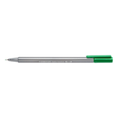 STAEDTLER Marcador Fineliner Triplus® 334, Ponta Superfina, Corpo Cinzento, Tinta Verde