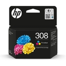 HP Tinteiro Original 308, Tricolor, Individual, 	7FP20UE#SE1