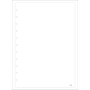 M by Staples Recarga para ARC Caderno Inteligente, A4, 50 Folhas, Liso, Branco