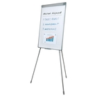 Staples Cavalete Superfície lacada magnética de limpeza a seco, 70 x 92 cm, Branco