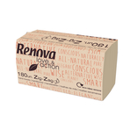 Renova Toalhas de Mão Zig-Zag Love & Action, Dobrado Zig-Zag, 180 Folhas, 220 mm, Reciclado, Cru Natural, Caixa 15 Packs