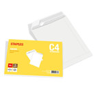 Staples Envelope Comercial, International C4, 324 x 229 mm, Retirar e Fechar, Papel, Branco, Pack 25 Unidades
