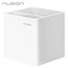 DELI Copo Porta Lápis Nusign, ABS, Branco