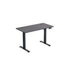 ESMART Secretária Elevatória Elétrica Single - 1 Motor, MDF e Melamina, 120 x 60 x 70 - 115 cm, Preto